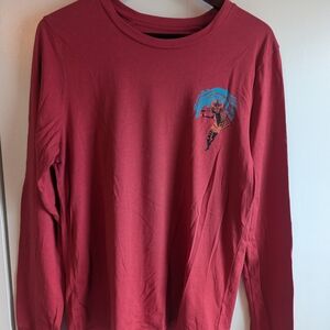 Janji Red Long Sleeve Tee